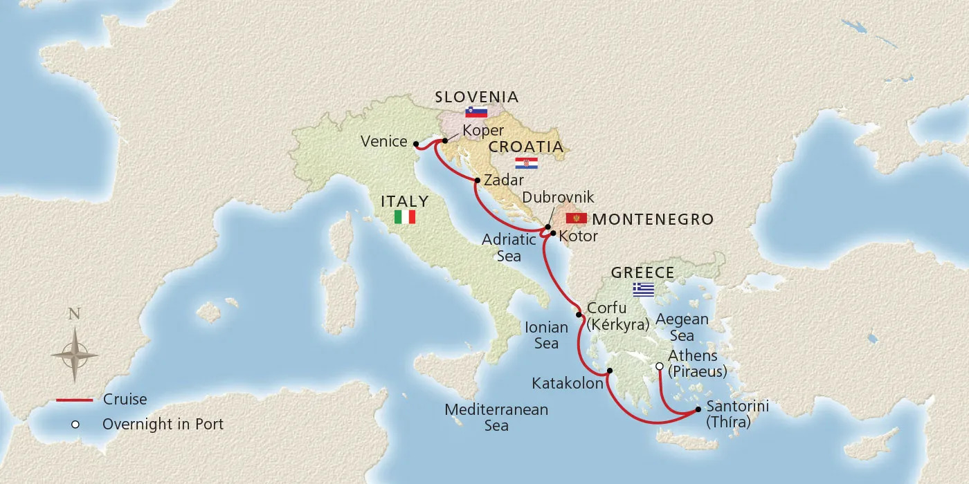 Viking Empires of the Mediterranean — Route Map